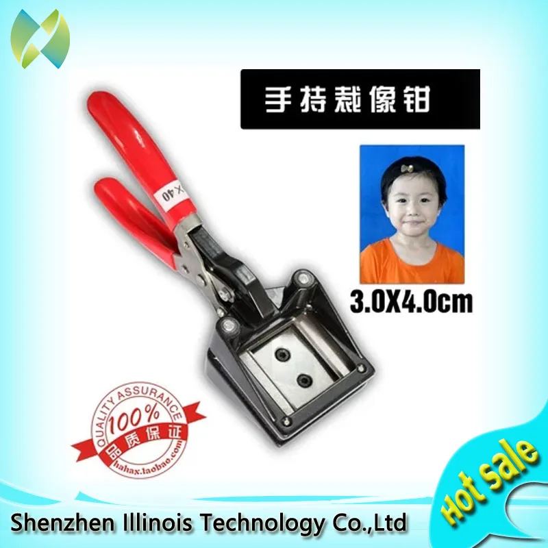 Hand Held ID Card License Photo Picture Punch Cutter,ID Picture Cutter,30x40mm Right Corner,Passport photo cutter for photo