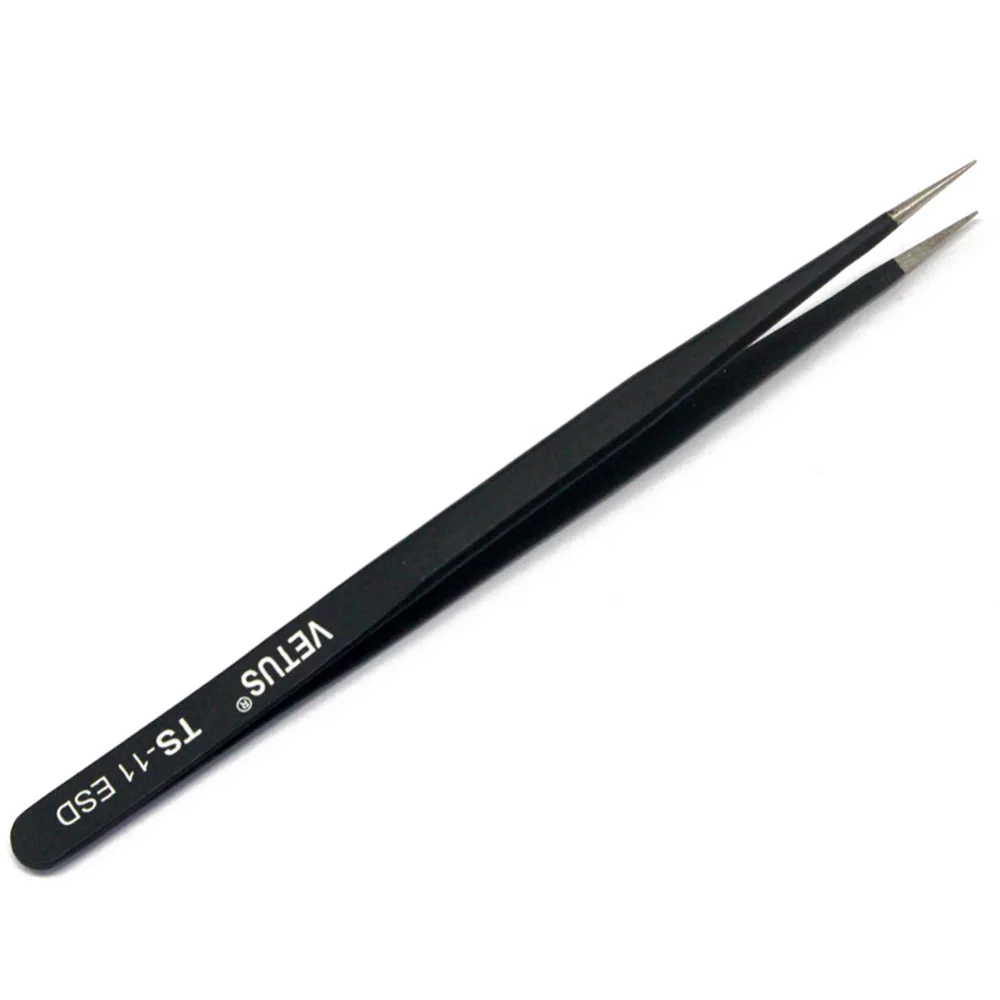 Aidetek Pro Anti-static ESD safe Fine Super Anti-Magnetic Non-corrosive Tweezers ESD-TS-11