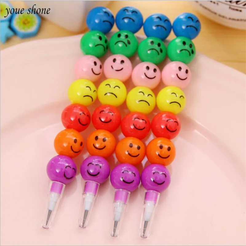 

NEW 5PCS / Lot Funny Sugar-Coated Haws 7-Color Pencils Free With Children's Student Stationery Pencil