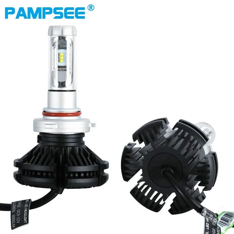 

X3 Car Headlight LED lamp 50W 12000LM 3000K 6500K H1 H4 H11 H7 9005 HB3 Aviation aluminum CSP Hi/lo Beam DC9-32V 8000K bulb