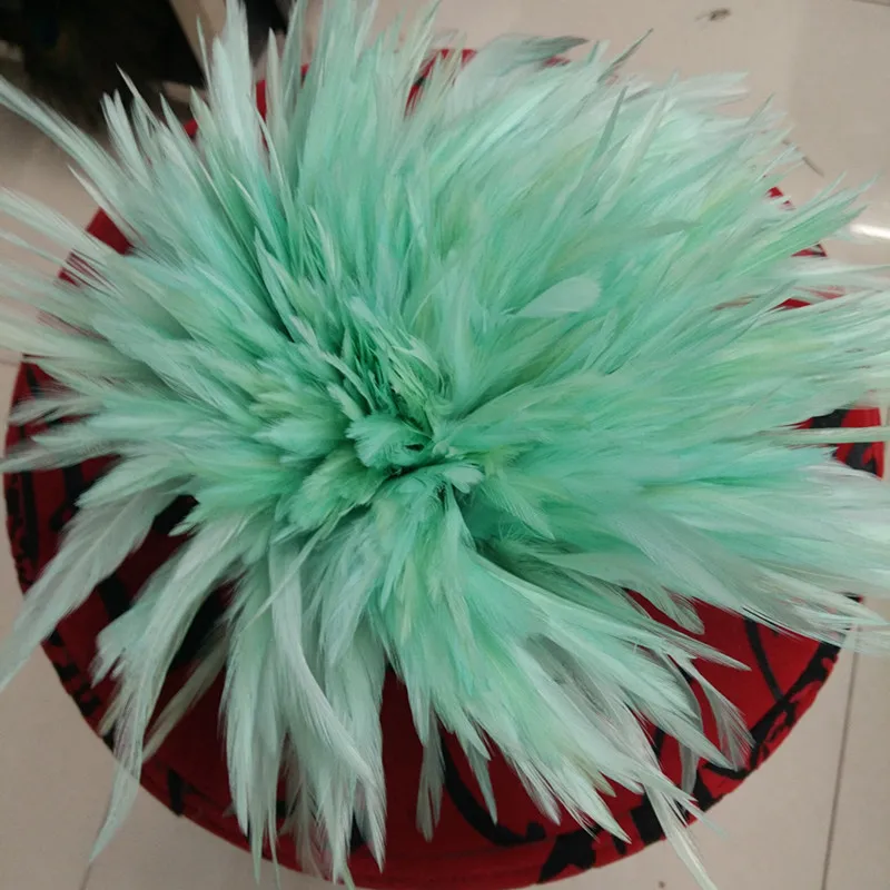 لون طبيعي وريشة مصبوغة، جميلة، 4-6 بوصة، 10-15 سم، بالجملة، مجموعة 50 قطعة