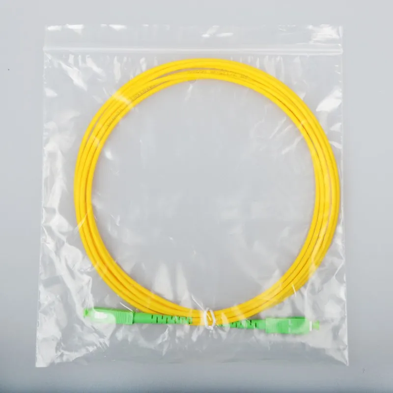 10PCS  SC APC 3meter/5meter/10Meter 9/125 Single-Mode Fiber Optic Patch Cord Cable free shipping