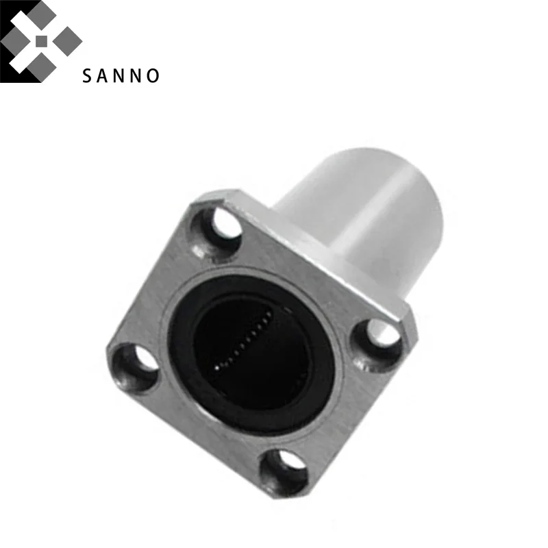 

Long shank square linear bush bearings shaft LMK80LUU heavy duty flange motion ball slide block bearings for cnc machinery