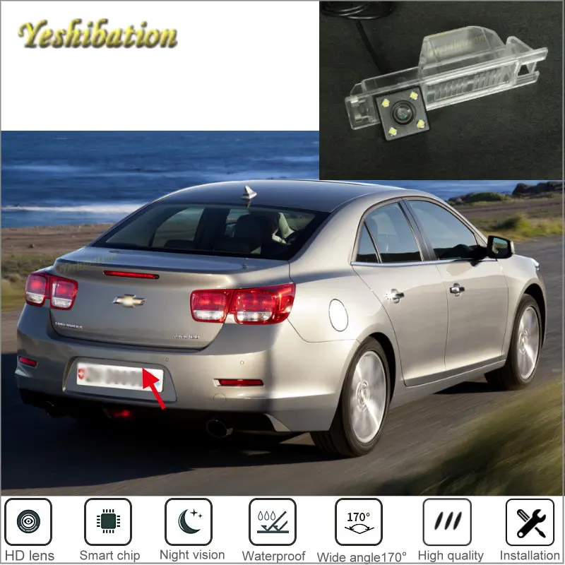 Yeshibation Reversing Camera For Holden / Chevrolet Malibu 2012~2014 Waterproof HD CCD Car Rear View Back Up Parking Camera