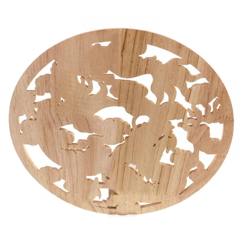 RUNBAZEF Carved Decal Woodcarving Corner Applique Furniture Door Wooden Cabinet Decoration  Decorative Wood Vintage Home Decor