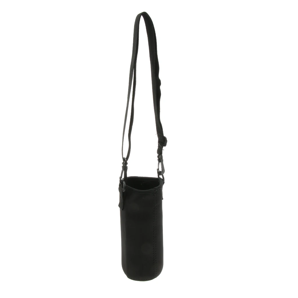 Water Bottle Carrier Insulated Cover Bag Pouch Holder Shoulder Strap 1L Sports Water Bottle Case Neoprene Pouch Holder