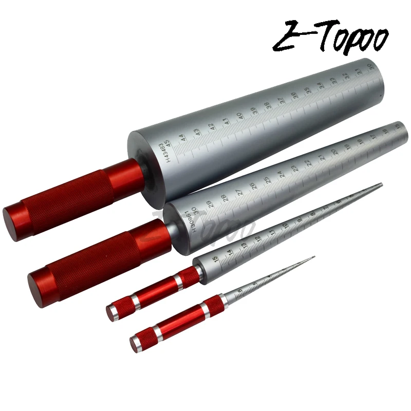 1-6.5mm 3-15mm 15-30mm 30-45mm Conical Feeler Gauge Taper Cone Cylinder Gauge For Measuring Hole Size Diameter Taper Gauge