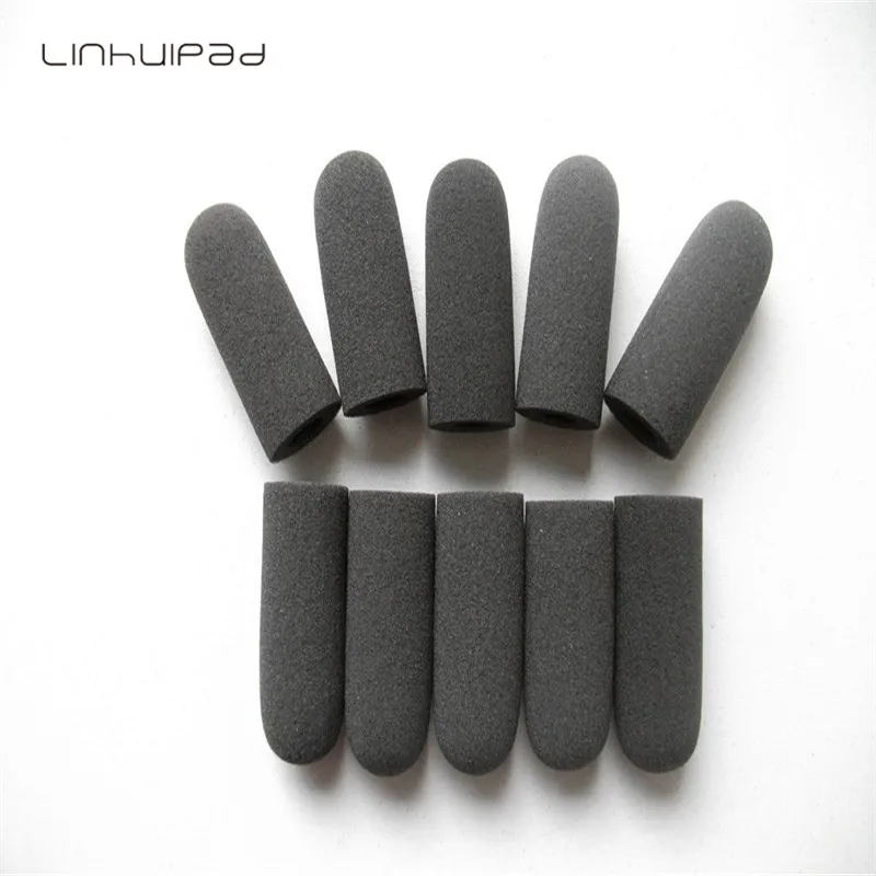 Linhuipad Dense Foam Microphone Windscreen, mic sponge cover 10mm inner diameter & 36mm inner length 10 pcs /lot free shipping