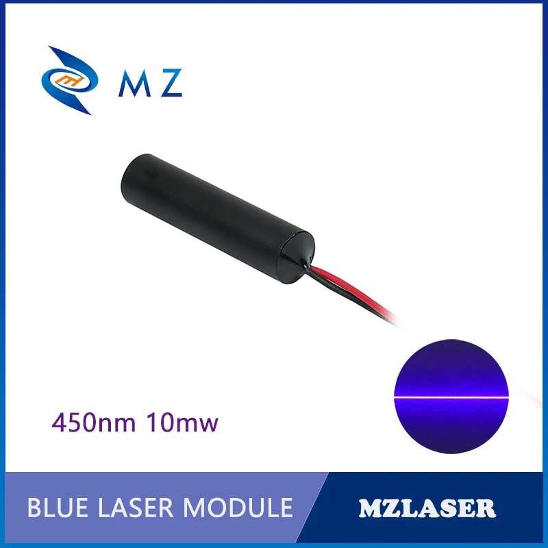 450nm 10mw 60 Degree Industrial APC Drives Blue Line Laser Diode Module