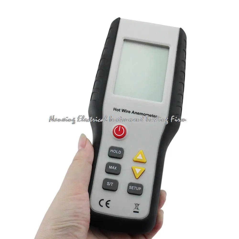 

HT-9829 High Level Sensitivity Thermal Anemometer Digital LCD Display Measuring Instrument Wind Speed Meter