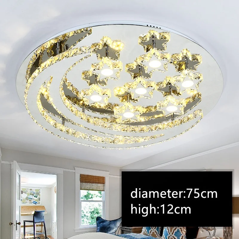 

IWHD LED ceiling Lights For Living Room Crystal Ceiling Lamp Bedroom kitchen Lamparas de Techo Home Lighting Fixtures Luminaires