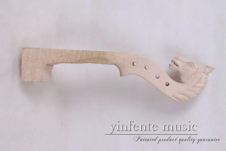 new 4/4 Violin Neck New hand carved white 1 pcs 2-7  #