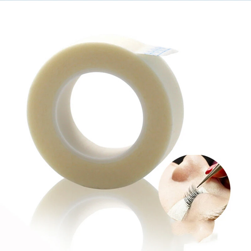 Pro 1 Roll Breathable Easy To Tear Medical Tape/White Silk Paper Under Patches Eyelash Extension Supply Eyelash Extension Tape