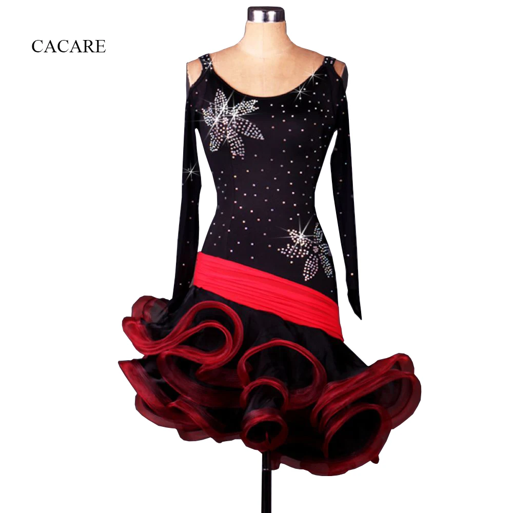 

Latin Dance Dress Women Clothing Modern Dance Wear Suit Costume Samba Latino Fringe Competition Dresses Outfit D0190 Customize