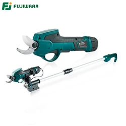 FUJIWARA – ciseaux électriques de taille 7.2V, batterie au Lithium 0-25mm, tige d'extension rétractable 160-200mm