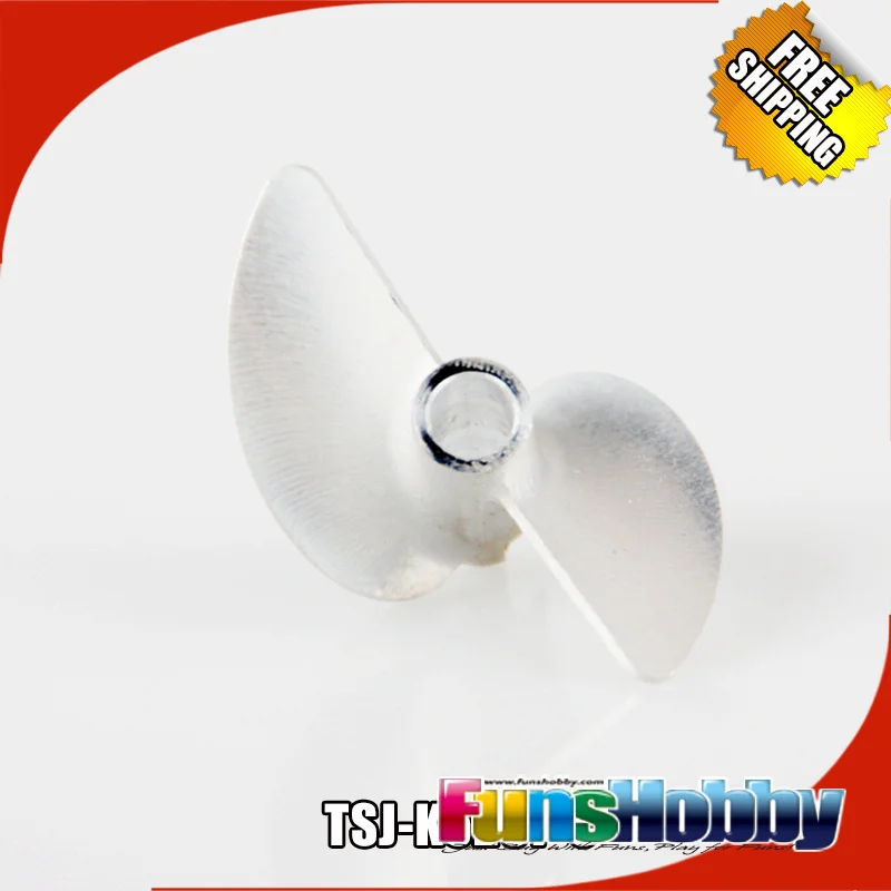 Tenshock 7075-T6 CNC Prop 2 Blade Al Drive Dog Right  3/16 INCH Propeller For RC Boat