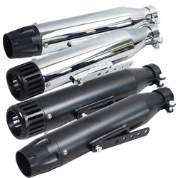 38-40mm Universal Motorcycle Muffler Exhaust Pipe Racing Pipe Antiqued Vintage Retro For Davidson Racer Pitbike