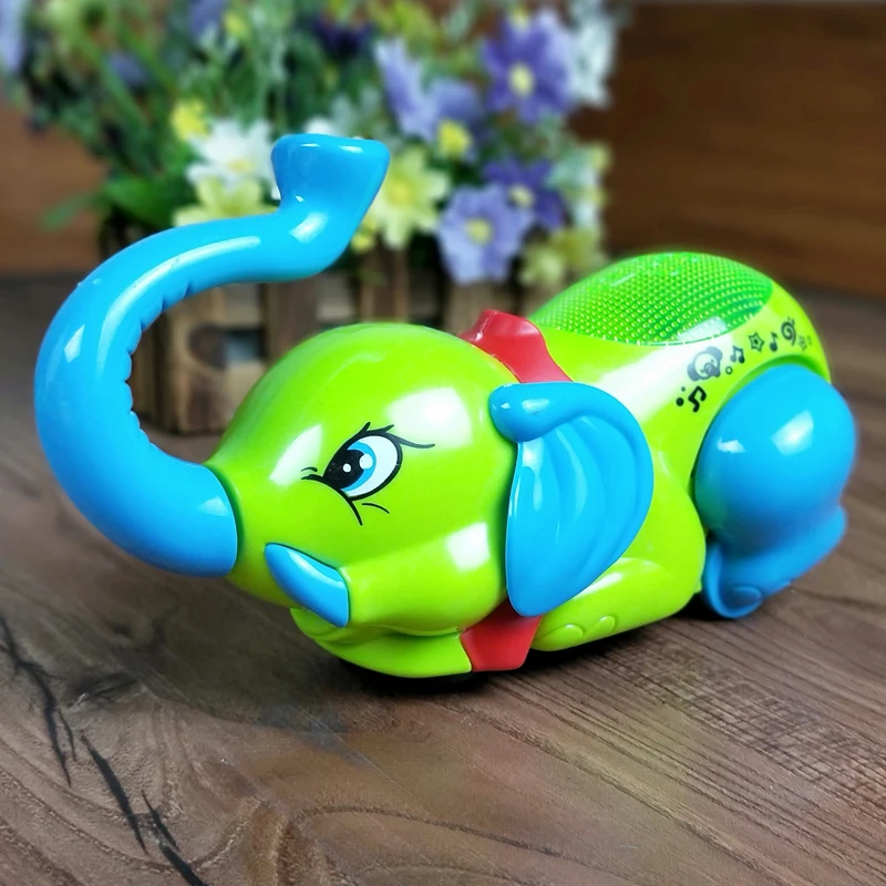 Eletrônico Musical Elefante Brinquedos, pode cantar, caminhar, interativo, som elétrico Animais de estimação, Animais, Brinquedos para crianças, Presentes, 1Pc