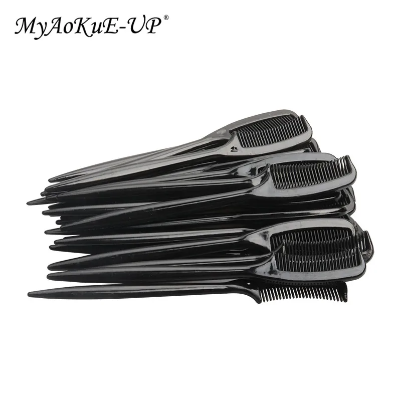 25 Pcs/pack Eyebrow Comb Makeup Brushes Eyelash Extension Mini Comb Portable Cosmetics Tools for Women Best Gift