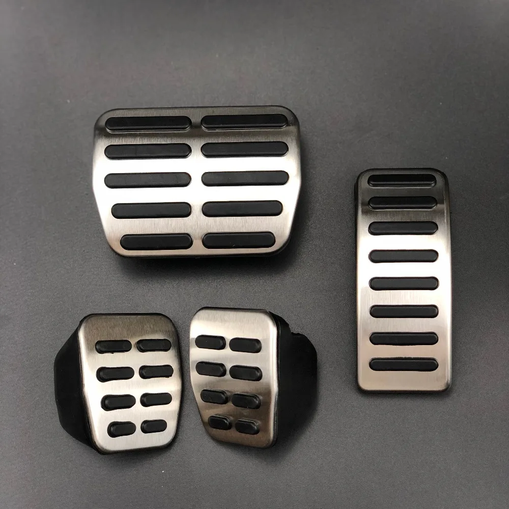 1 Set Stainless Steel Car Gas Brake Pedale Pedals for Audi A1 A2 A3 / S3 ( 8L ) 1995 - 2003 TT + Cabrio 8N Car Parts Accessories