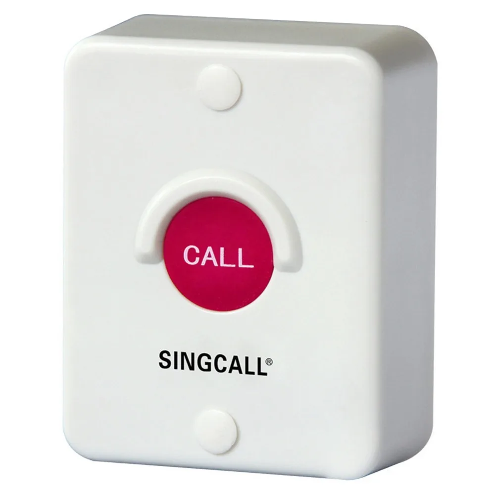 SINGCALL Wireless Calling System, Full Waterproof Caregiver Pager Nurse Calling System for Hotel Bar Hospistal