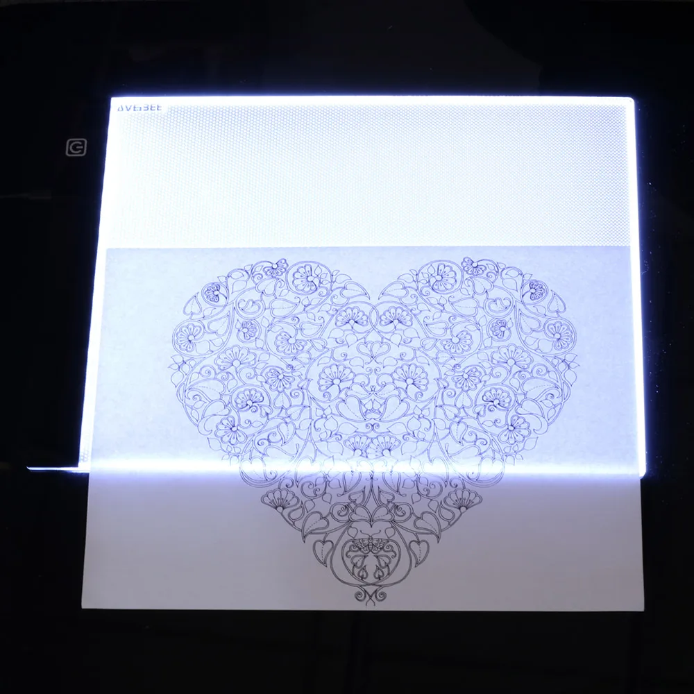 Original Digital Tablets A4 LED Graphic Artist Thin Art Stencil Drawing Board Light Box Tracing Table Pad Three-level For Copy