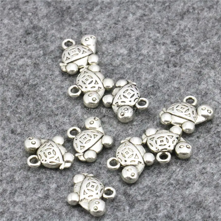 5PCS Copper Finding Pendant For Accessory Longevity Tortoise Shape Parts 12x15mm Jewelry Making Design Women Girls Gifts Crafts