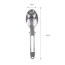 Stainless Steel Foldable Picnic Cutlery Set for Camping #4