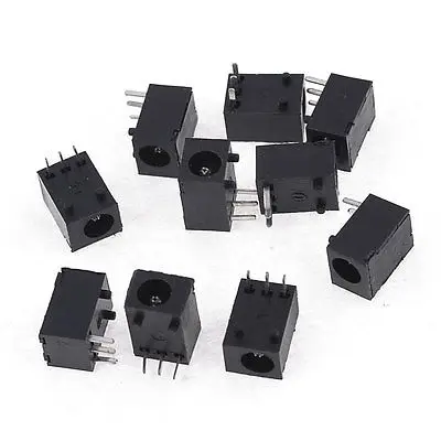 10pcs DC003 DC-003 3.5x1.3mm Dia PCB DC Power Jacks Sockets Charge Ports