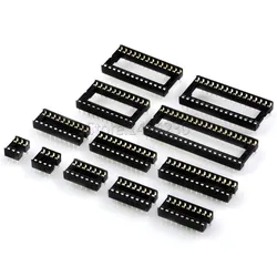 10PCS IC sockets DIP6 DIP8 DIP14 DIP16 DIP18 DIP20 DIP24 DIP28 DIP40 pins Connector DIP Socket 6 8 14 16 18 20 24 28 32 40 pin