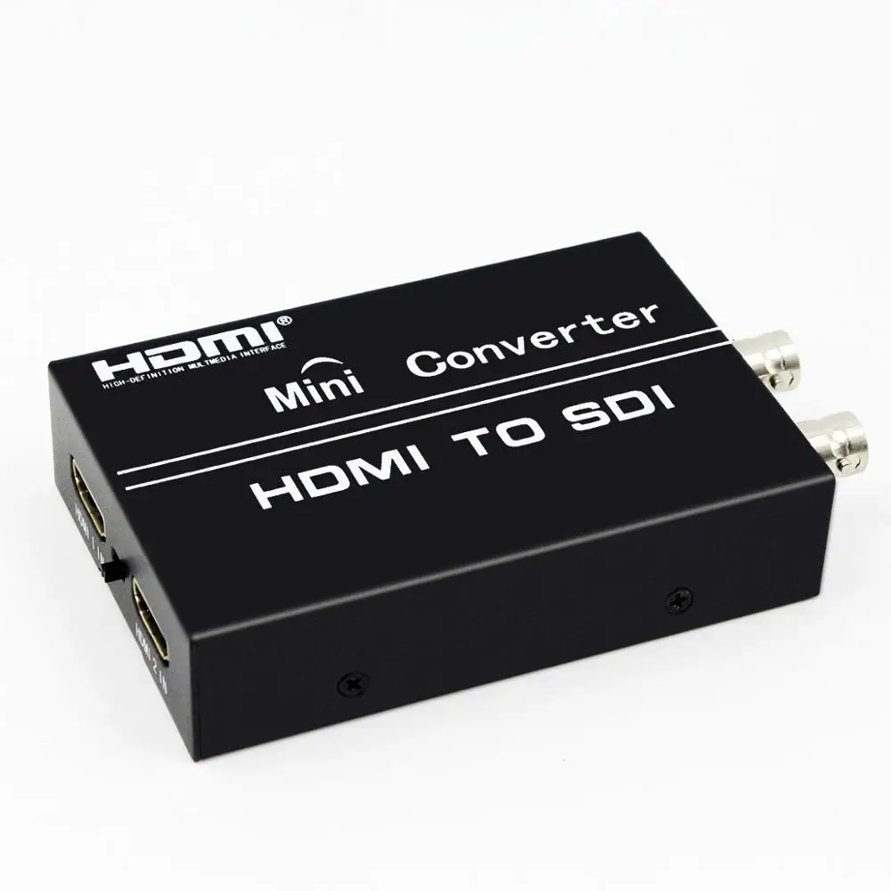 HDMI to SDI Converter Adapter Dual HDMI in 2 BNC out  HDMI2SDI  to SDI SD HD 3G 1080P for PC DVD Laptop Monitor