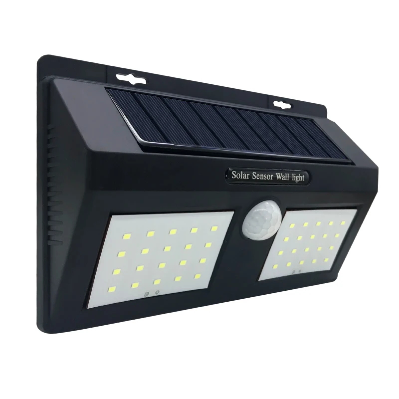 

Outdoor Waterproof IP65 40LED Solar Light Solar Panels Power Motion Sensor Wall Porch Lights Garden Fence Yard Landscape Lamp