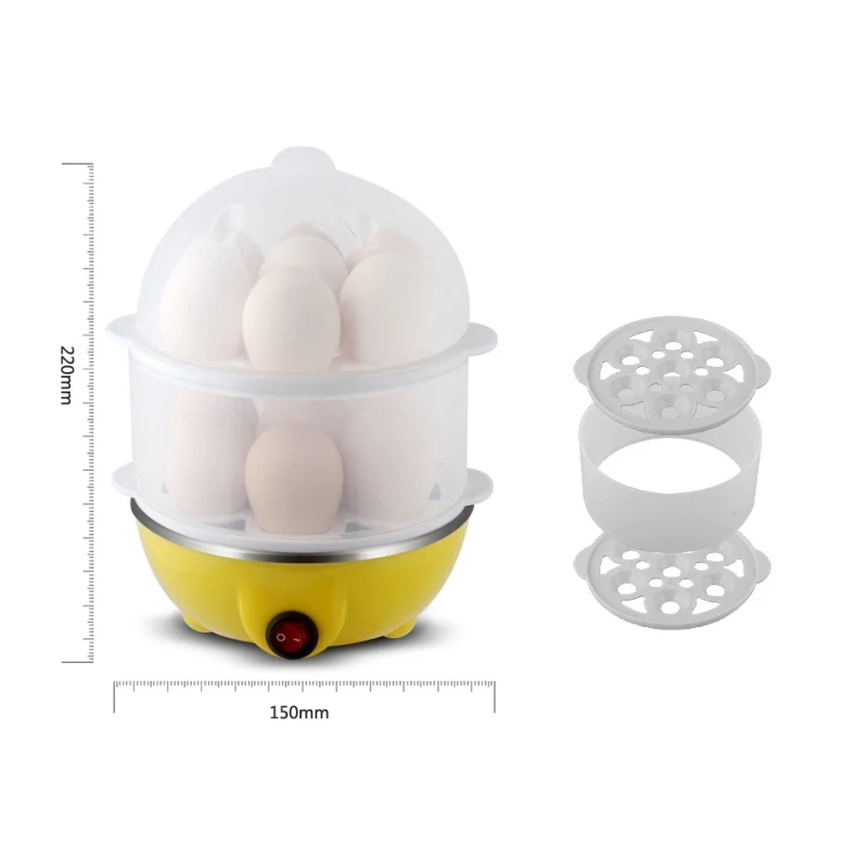 キッチンエッグスチーマー鶏の形をした炊飯器二重卵泡立て器大規模な卵調理器焼き家電スチーマーホームツール