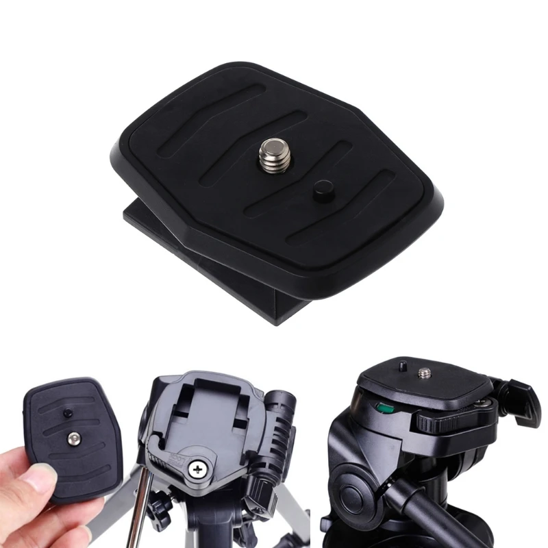 Quick Release Plate Universal QB-4W Tripod Screw Adapter For YUNTENG Velbon Sony