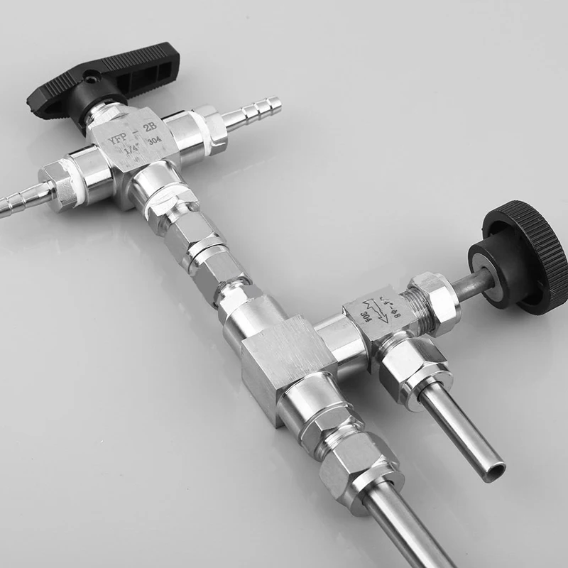 

JX-LCLYL Stainless Steel Pressure Beer Bottle Filler Home Brew CO2 Kit Brewing Tool New