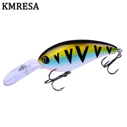 1Pcs 미노 10cm 14.5g 낚시 워 블러 인공 크랭크 미끼베이스 송어 낚시 루어 파이크 트롤링 pesca 크랭크 베이트 태클