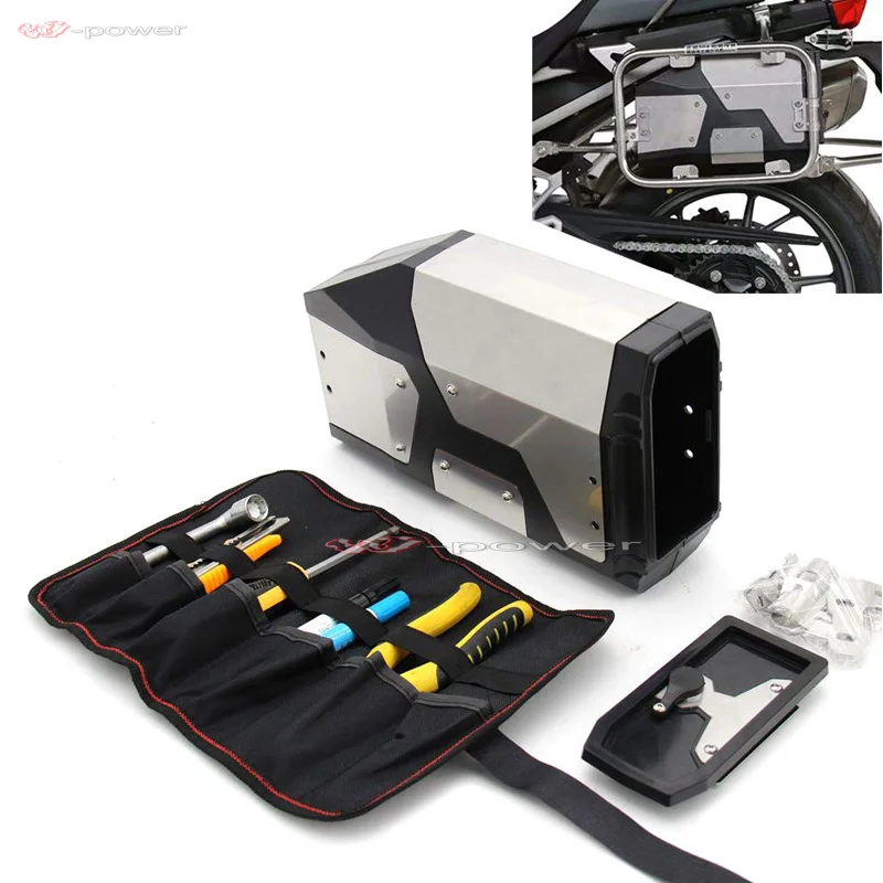 

Motorcycle Stainless Steel Box Toolbox Gear Box For BMW R1200GS LC/ADV R1250GS Adventure F750GS F850GS