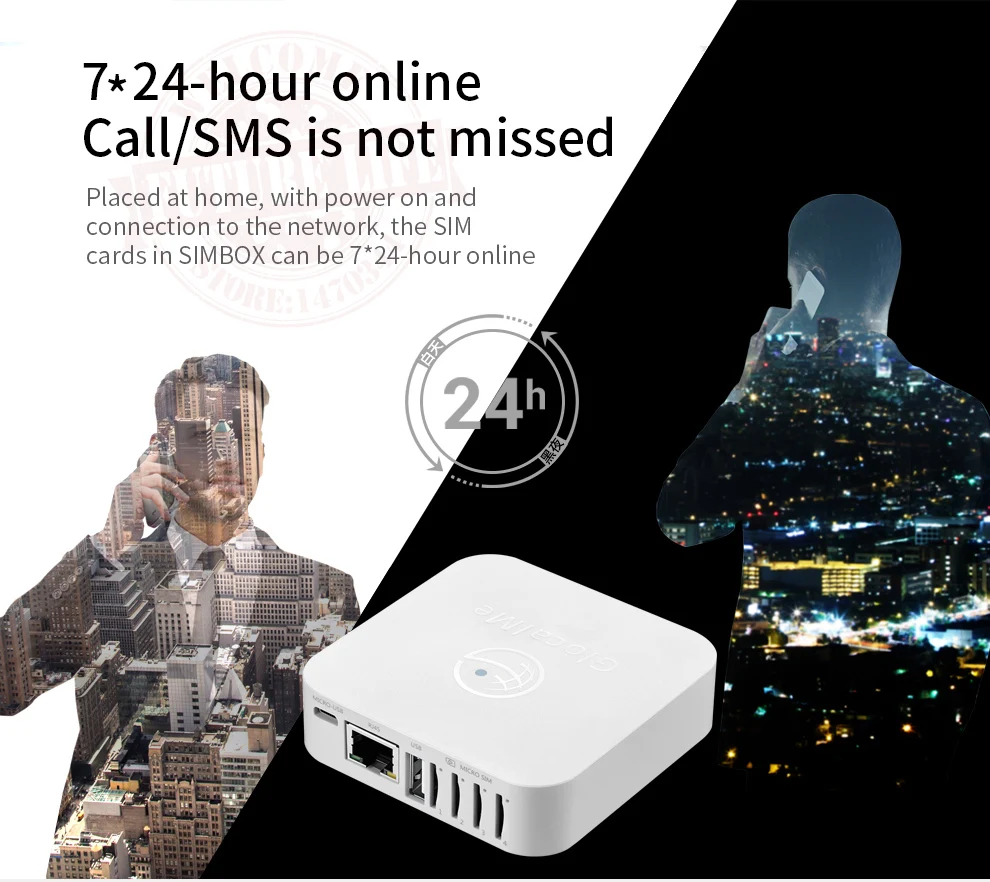 Glocalme simbox multi sim multi standby home based no roaming charge with Call and SMS real time remote control