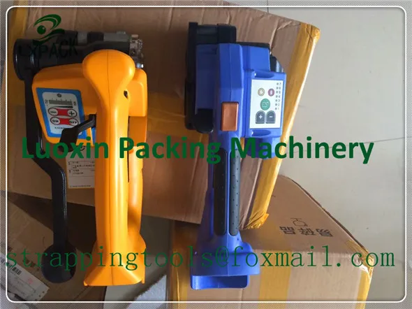 

LX-PACK Lowest factory price Battery Power Strapping Package Tool Packaging Machinery 14.4V Friction Weld Tool 12-19mm