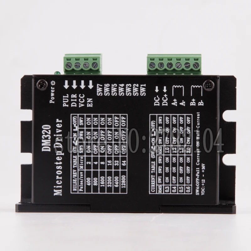 Imagem -03 - Stepper Motor Driver Motor Microstep Motor dc sem Escova para 28 35 42 Motor de Passo Nema17 2h320 Dm320