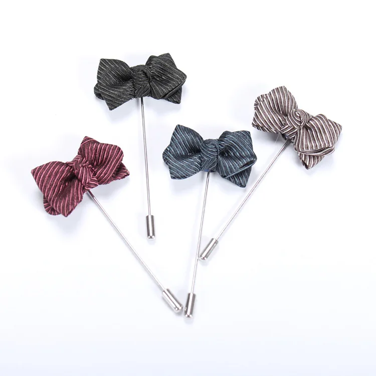 

Free shipping , 20 pcs/lot , High Quality Men's Bow Tie Lapel Pin , Elegant Handcrafted Bow Tie Lapel Stick Pin