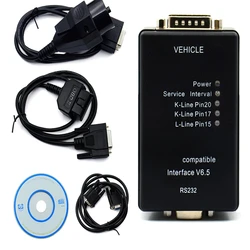 Carsoft 6.5 Scanner V6.5 ECU Programmer Tool MCU Controlled Interface For Bmw MCU-E30/E31/E32/E34/E36/E38/E39/E60/E65/E46/E53