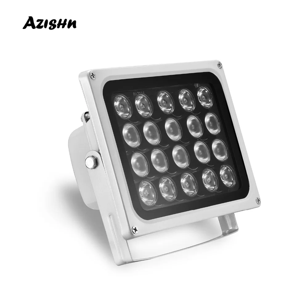 CCTV LEDS 20 sztuk IR LEDS Array CCTV Fill Light illuminator lampa podczerwień IP66 850nm wodoodporna 100m Night Vision dla kamera telewizji przemysłowej