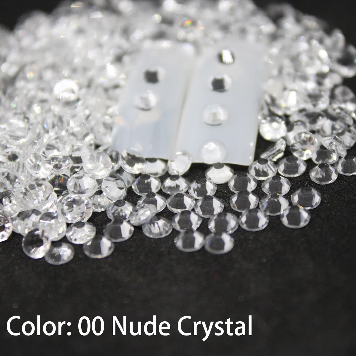 Nail Rhinestones for Nail Art Crystal Glass Stones 3D Nail Art Decoration SS3-SS10 Flat Back Non Hot Fix Gems nails accessoires