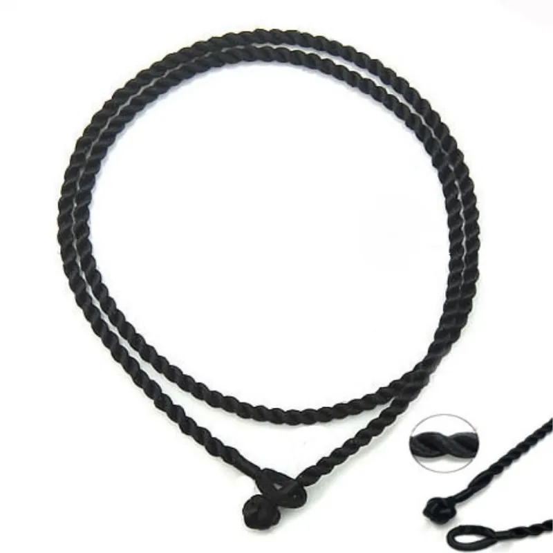 

300pieces 2mm Black 18" Silk Cord Twist Thread Necklace Fit European Charms Beads/Pendant Jewelry Accessories