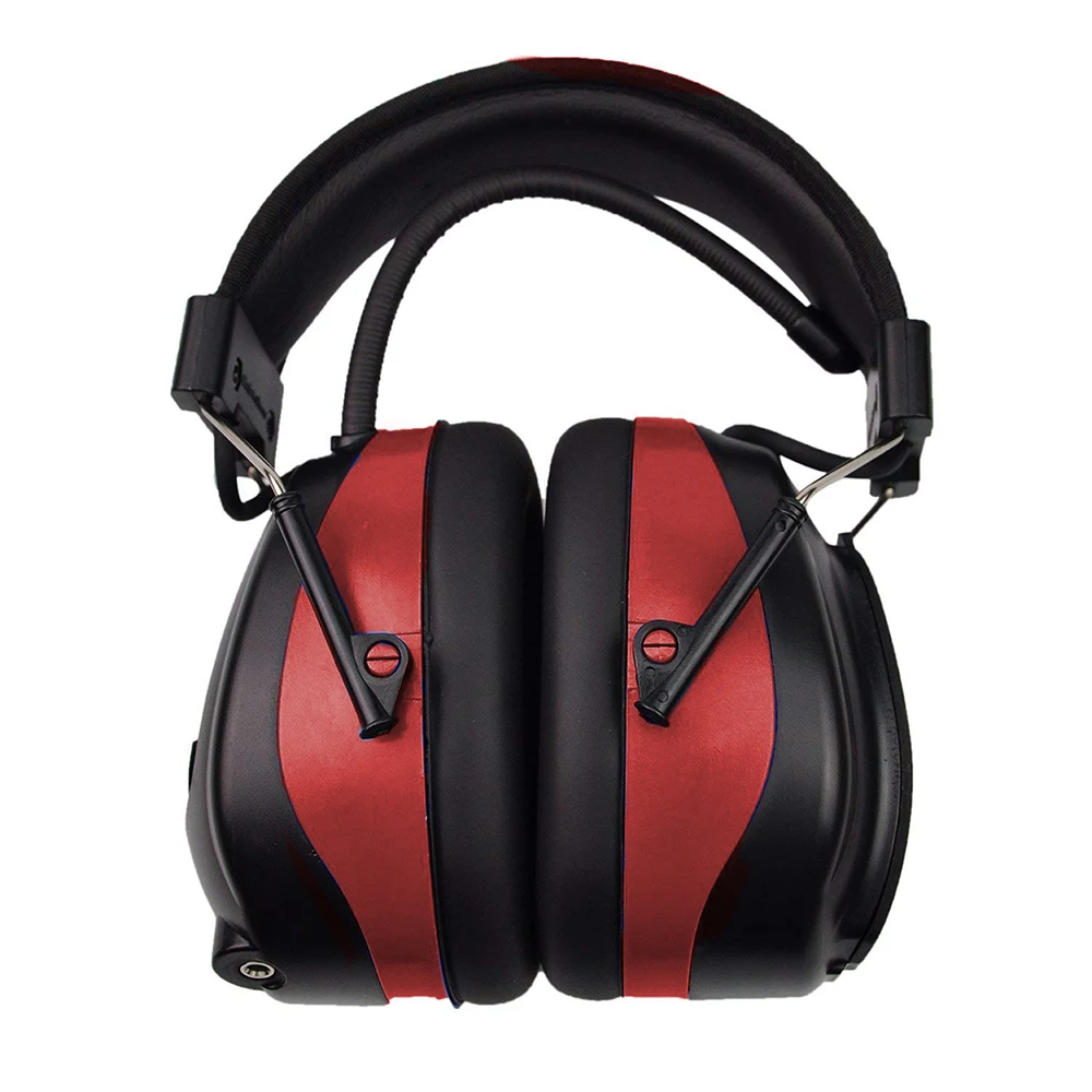 Protear-NRR 25dB protetor auditivo Bluetooth, Earmuffs rádio AM/FM, proteção de ouvido eletrônico, topo