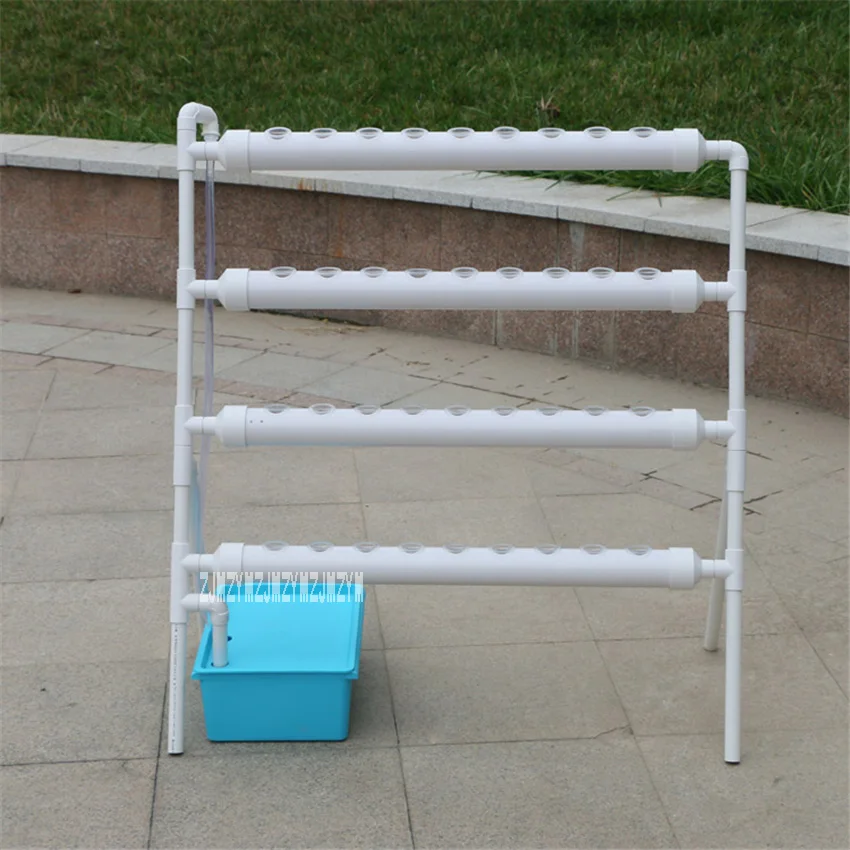 Leiter Soilless Anbau Rohr Pflanzung Rack Hydrokultur System Balkon Pflanzen Maschine 36 Löcher Rohr Gemüse Pflanzung Rack