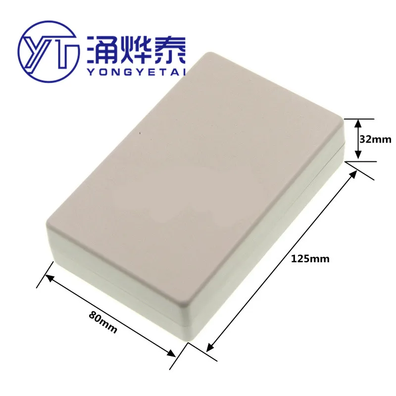 YYT Plastic case Plastic case Instrument box. Power supply box 125*80*32 (with screw)