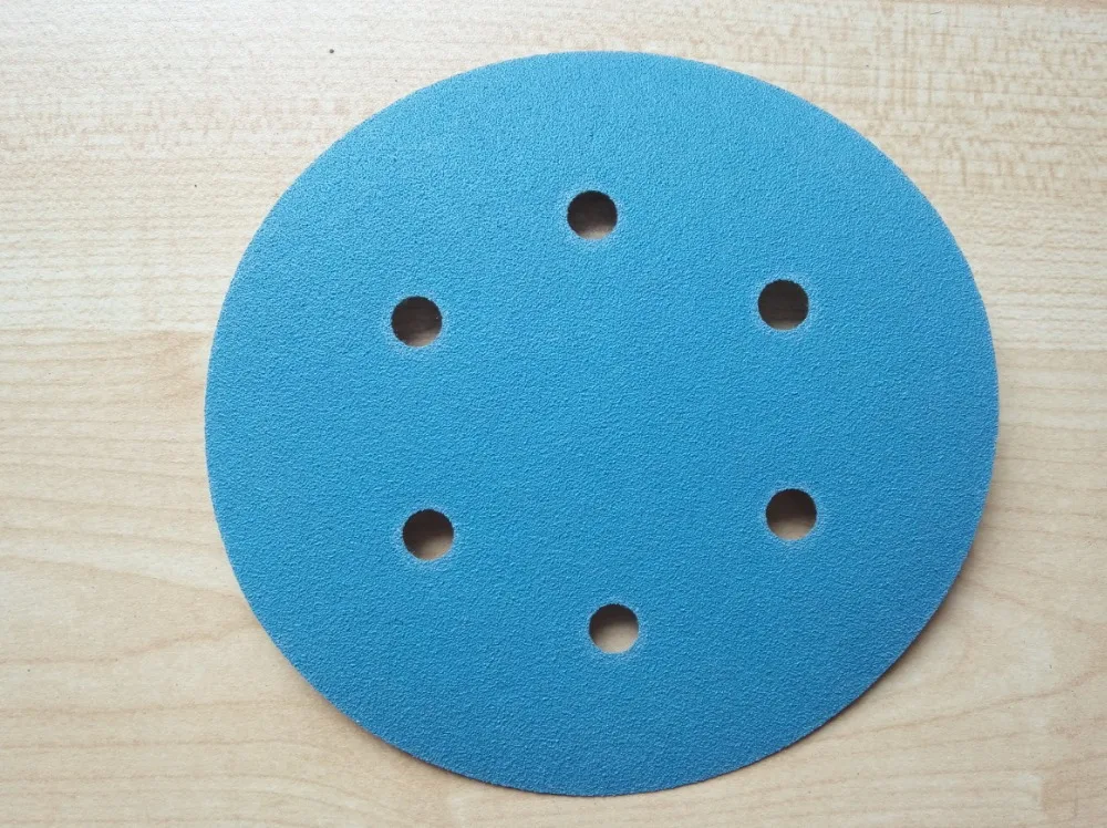 super high quality blue sanding paper for 6\