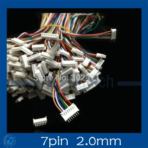 Mini. Micro 2.0 T--Pin Connector w/. Wire x 10 sets.7pin 2.0mm